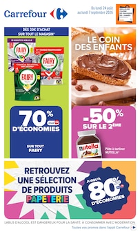 Catalogue Carrefour de la semaine 35, "Carrefour", page 1, 24/08/2026 - 07/09/2026 Prospectus Carrefour en cours, "Carrefour", page 1 sur 94