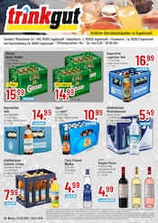 Getränke im Trinkgut Prospekt in Ingolstadt Aktueller Trinkgut Prospekt mit Getränke, "Aktuelle Angebote", Seite 1