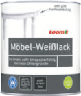 Möbel-Weißlack von toom für 7,99 € bei toom Baumarkt im Angebot Möbel-Weißlack von toom im aktuellen toom Baumarkt Prospekt