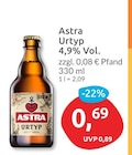 Urtyp 4,9% Vol. im budni Prospekt Urtyp 4,9% Vol. von Astra im aktuellen budni Prospekt für 0,69 €