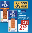 Aktuelle Lachs Angebote bei ALDI SÜD in Frankfurt (Main) Aktuelles Stremellachs Pfeffer Angebot bei ALDI SÜD in Frankfurt (Main) ab 2,69 €