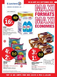 Prospectus E.Leclerc à Onet-le-Château, "MAXI FORMATS MAXI ÉCONOMIES", 104 pages, 26/08/2025 - 06/09/2025