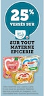 Promo 25% versés sur la carte u sur tout materne epicerie MATERNE à  dans le catalogue U Express à Bolbec