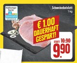 EDEKA - Schweinekotelett Angebot im Prospekt Schweinekotelett bei EDEKA im Prospekt "" für 9,90 €