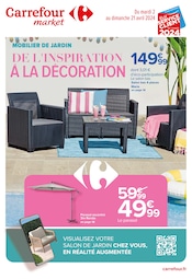 Salon De Jardin Angebote im Prospekt "Mobilier de jardin" von Carrefour Market auf Seite 1