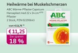 mea - meine apotheke - Wärme-Pflaster Capsicum Angebot im Prospekt Wärme-Pflaster Capsicum bei mea - meine apotheke im Prospekt "" für 11,25 €