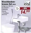 Waschbeckenbrause-Set DX22 im POCO Prospekt Waschbeckenbrause-Set DX22 von Eisl im aktuellen POCO Prospekt für 14,99 €