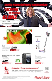 Aktueller MediaMarkt Saturn Elektromärkte Prospekt in Stralsund und Umgebung, "Große Neueröffnung nach Umbau" mit 16 Seiten, 18.09.2025 - 27.09.2025