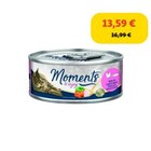 MOMENTS Adult Poulet avec saumon et épinards 12x70 g - MOME dans le catalogue Maxi Zoo