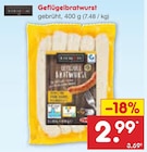 Geflügelbratwurst im Angebot bei Netto Marken-Discount in Elmshorn Geflügelbratwurst Angebote bei Netto Marken-Discount Elmshorn für 2,99 €