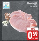 EDEKA - Schweinekotelett Angebot im Prospekt Schweinekotelett bei EDEKA im Prospekt "" für 0,59 €