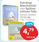 Waschmittel oder Spülmaschinen-Tabs von everdrop für 4,79 € bei budni im Angebot Waschmittel oder Spülmaschinen-Tabs von everdrop im aktuellen budni Prospekt
