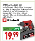 AKKUSCHRAUBER-SET Angebote von Einhell bei Marktkauf Recklinghausen für 19,99 €