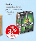 verschiedene Sorten im V-Markt Prospekt verschiedene Sorten von Beck's im aktuellen V-Markt Prospekt fĂŒr 3,79 âŹ