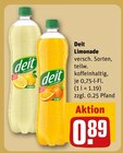 Limonade im REWE Prospekt Limonade von Deit im aktuellen REWE Prospekt für 0,89 €