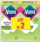 Protège-lingeries ou serviettes maxi pack - NANA dans le catalogue U Express