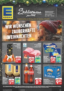 Aktueller EDEKA Prospekt "Wir lieben Lebensmittel!" Seite 1 von 28 Seiten für Dettelbach