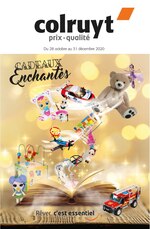 Catalogue Colruyt à Saint-Étienne, avec 24 pages Prospectus Colruyt à Saint-Étienne, "Cadeaux enchantés", 24 pages, 28/10/2020 - 31/12/2020