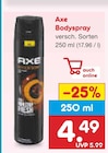 Bodyspray Angebote von Axe bei Netto Marken-Discount Weiden für 4,49 €
