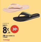 Tong homme ou femme - Isotoner - E.Leclerc à Épinay-sur-Seine Tong homme ou femme - Isotoner en promo chez E.Leclerc Épinay-sur-Seine à 8,36 €