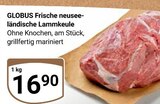 Frische neuseeländische Lammkeule im Angebot bei GLOBUS in Siegen Frische neuseeländische Lammkeule Angebote von Globus bei GLOBUS Siegen für 16,90 €