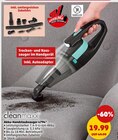 Akku-Handstaubsauger Angebote von cleanmaxx bei Penny Freiberg für 19,99 €