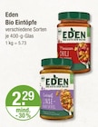 Bio Eintöpfe Angebote von Eden bei V-Markt Regensburg für 2,29 €