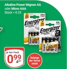 Alkaline Power Mignon AA bei GLOBUS im Prospekt "" für 0,99 €