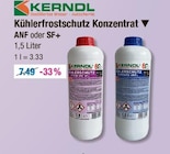 Kühlerfrostschutz Konzentrat ANF oder SF+ von KERNDL im aktuellen V-Markt Prospekt für 5,00 €