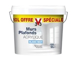 Peinture(d) murs et plafonds blanc mat 10 L V33 - V33 - Castorama à Mulhouse Peinture(d) murs et plafonds blanc mat 10 L V33 - V33 en promo chez Castorama Mulhouse à 37,90 €