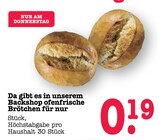Aktuelles Ofenfrische Brötchen Angebot bei E center in Mannheim ab 0,19 €