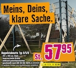 Zaun Sichtschutz im Hornbach Prospekt Doppelstabmatte Typ 6/5/6 im aktuellen Hornbach Prospekt für 52,95 €