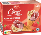 6 cônes vanille-fraise - MUCCI dans le catalogue Aldi