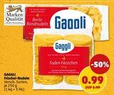 Breite Bandnudeln im Angebot bei Penny in Albstadt Breite Bandnudeln Angebote von Gaggli bei Penny Albstadt für 0,99 €