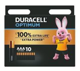 Piles optimum aaa - DURACELL en promo chez Carrefour Metz à 9,94 €