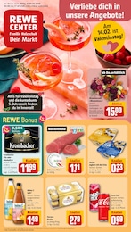 REWE Prospekt "Dein Markt" für Krefeld, 34 Seiten, 09.02.2026 - 14.02.2026