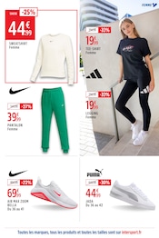 D'autres offres dans le catalogue "À L'AISE, MÊME SUR LES PRIX" de Intersport à la page 5