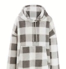 Sweat Plaid Sherpa en promo chez Super U Orléans à 13,93 €