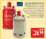 Propangasfüllung ohne Flasche Angebote von Rheingas bei Marktkauf Fürth für 24,99 €