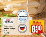 Weißer Spargel Angebote von REWE Regional bei REWE Bayreuth für 8,90 €