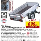 PKW-Anhänger „Basic plus 750 Kippdeichsel“ Angebote bei toom Baumarkt Peine für 899,00 €