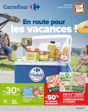 Prospectus Carrefour en cours, "En route pour les vacances !",8 pages