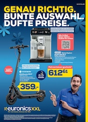 Aktueller EURONICS Prospekt mit Kaffeevollautomat, "GENAU RICHTIG. BUNTE AUSWAHL. DUFTE PREISE.", Seite 1