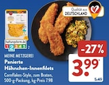 ALDI SÜD Lindau - Panierte Hähnchen-Innenfilets Angebot im Prospekt Panierte Hähnchen-Innenfilets bei ALDI SÜD im Lindau Prospekt für 3,99 €
