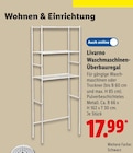 Aktuelles Waschmaschinen-Überbauregal Angebot bei Lidl in Freiberg ab 17,99 €