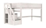 Lifetime halbhohes Bett mit Treppe 120cm Basis für 1.749,00 € bei Höffner im Angebot Lifetime halbhohes Bett mit Treppe 120cm Basis im aktuellen Höffner Prospekt