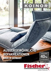 Aktueller Polstermöbel Fischer Prospekt mit Couch, "KOINOR", Seite 1