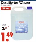 Destilliertes Wasser von Dr. Starke im aktuellen Wreesmann Prospekt für 1,49 €