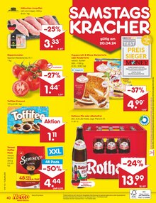 Tomaten im Netto Marken-Discount Prospekt "Aktuelle Angebote" mit 49 Seiten (Freiburg (Breisgau))
