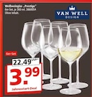 Weißweinglas 'Prestige' von Van Well Design im aktuellen Segmüller Prospekt für 3,99 €